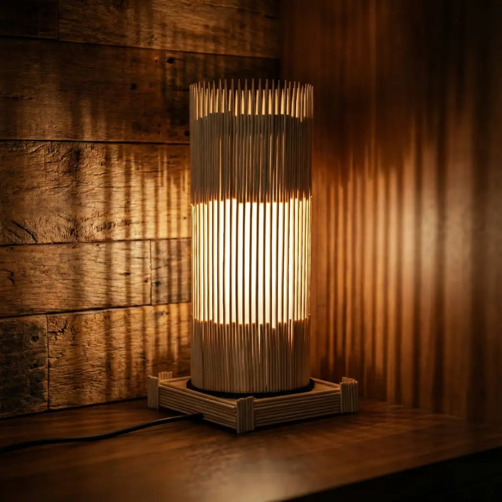 Wooden Stick Table Lamp (WSTL01)