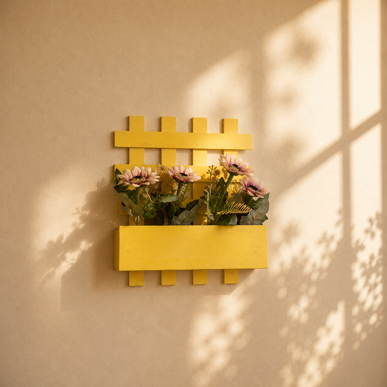 Modern Fence Wall Planter